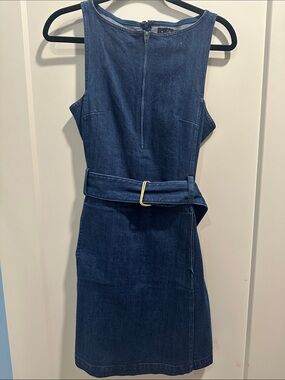 Club Monaco Lizel Blue Denim Dress sz 2